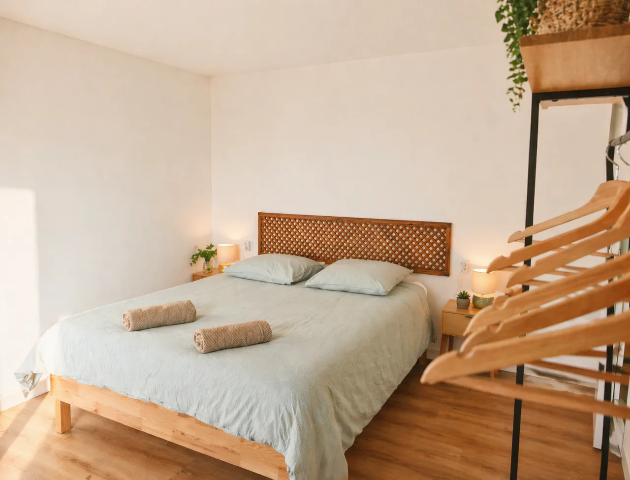 Bedroom 1 · Queen-size bed