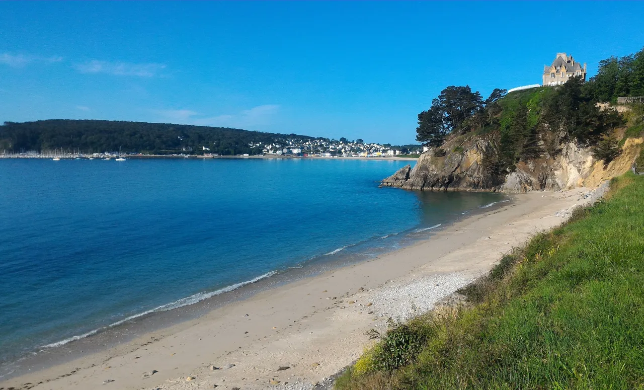 La plage du Portzic, la pointe de Rulianec et Morgat