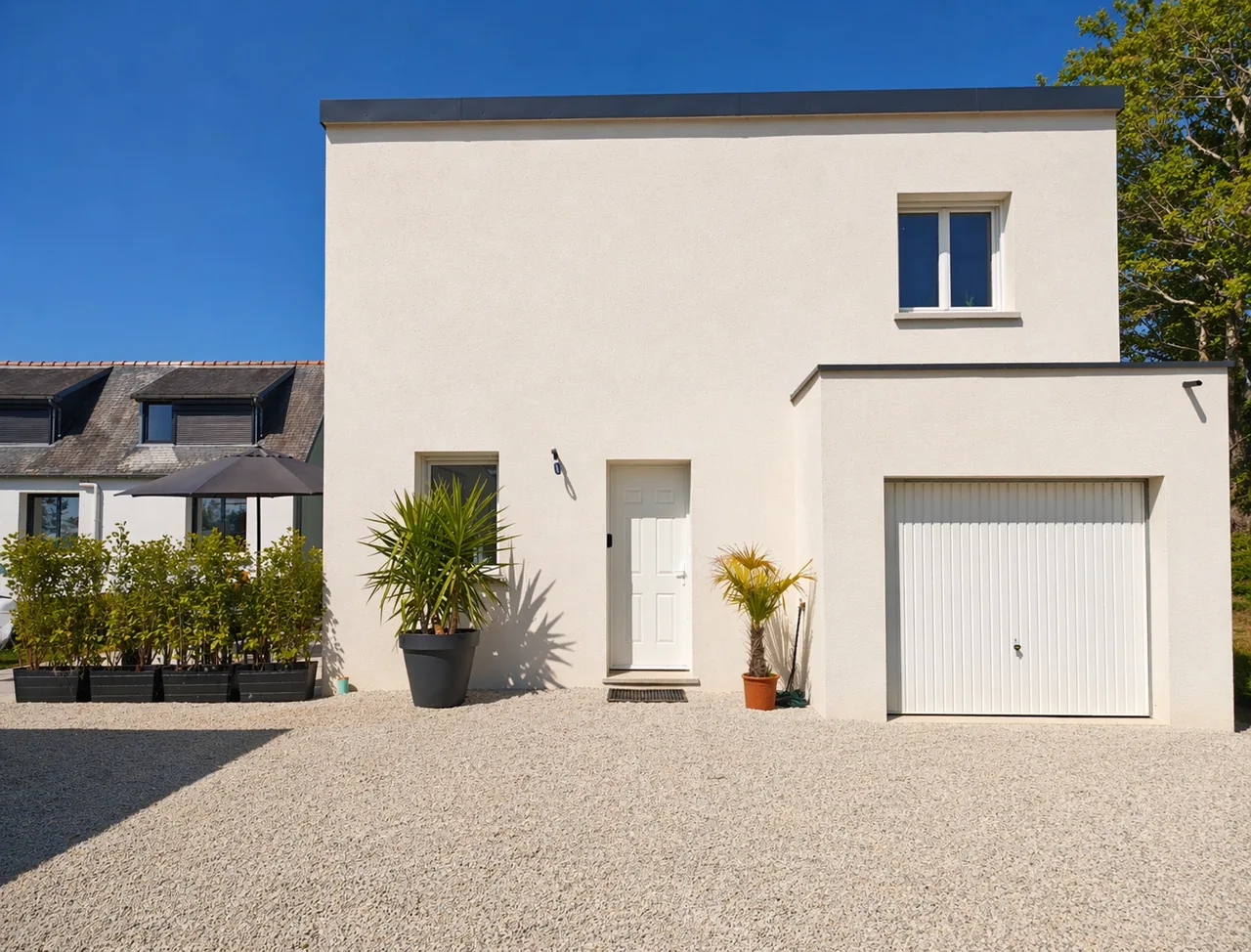 Front of the house