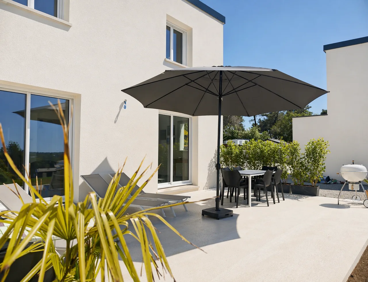 Private terrace at the house